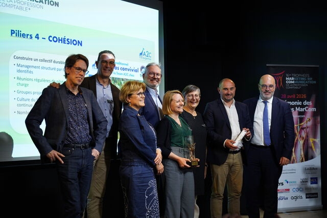 Trophées MarCom 2025 - A2C Expertise Trophées Team #marque employeur