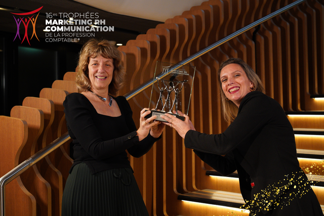 Trophées MarCom 2025 - Crowe Fideliance team Argent #stratégie_marque_employeur